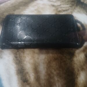 Gucci Black Embossed Wallet